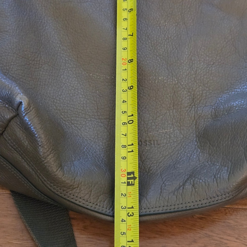Fossil Maya Large Hobo Crossbody Bag Olive Green Leather ZB7285 Classic Minimal - Picture 9 of 9